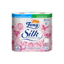 FOXY SILK SCENTED TOILET ROLL 4pk 3ply 180Sht FSC®