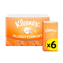 KLEENEX ALLERGY COMFORT POCKET TISSUES 9fl 6pk