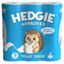 HEDGIE TOILET TISSUE 2ply 9pk