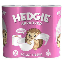 HEDGIE TOILET TISSUE 3ply 9pk