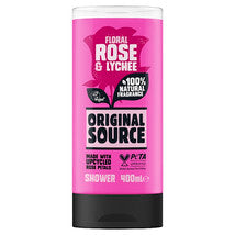 ORIGINAL SOURCE BODY WASH - ROSE & LYCHEE 400ml