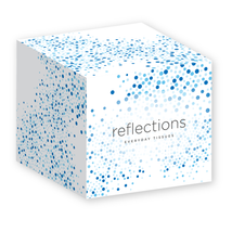 REFLECTIONS EVERYDAY 2ply CUBE TISSUES 70fill