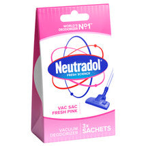 NEUTRADOL - VACUUM DEODORIZER SACS PINK 3pk