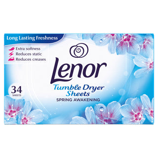 LENOR TUMBLE DRYER SHEETS SPRING AWAKENING 34s