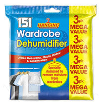 HANGING WARDROBE HUMIDIFIER 3 pack