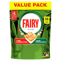FAIRY AIO DISHWASHER TABS - ORANGE 56tab
