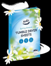 SOFTY TUMBLE DRYER SHEETS - SPRING BREEZE 40sheet