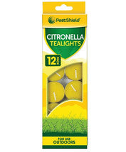PESTSHEILD CITRONELLA TEALIGHTS 12 pk