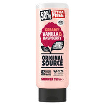 ORIGINAL SOURCE BW XTRA FREE - VANILLA & RASPBERRY 750ml