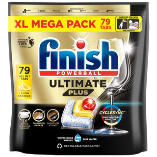 Finish Ultimate Plus All in One 79pk - Lemon