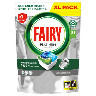 FAIRY PLATIUM DISHWASHER TABS - ORIGINAL 51s