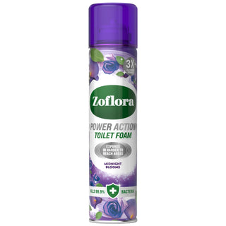 Zoflora Power Action Toilet Foam  Midnight Blooms 300ml