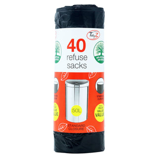 TIDYZ REFUSE SACKS VALUE 50litre