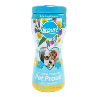 AIRPURE FRESHENER PET PROUD CARPET COUNTRY FLOWER 500grm