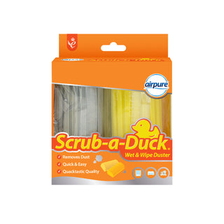 AIRPURE SCRUB A DUCK DUSTER WET & WIPE 2pack