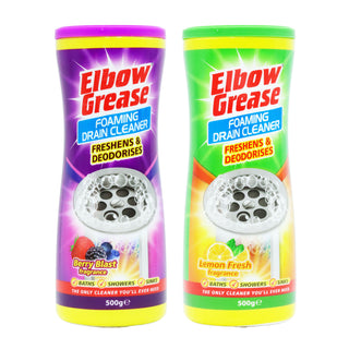 ELBOW GREASE DRAIN FOAM CLEANER ASSORTED