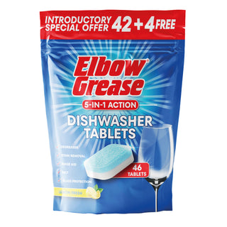 ELBOW GREASE DISHWASHER TABLETS 46PK