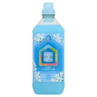 CLEAN & FRESH FABRIC CONDITIO CRISP COTTON 33 WASH 1000ml