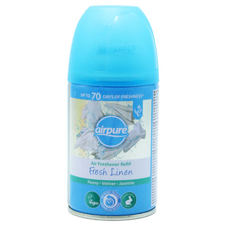 AIRPURE AIR FRESH AUTO REFILL LINEN FRESH 250ml