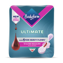 BODYFORM ULTIMATE ULTRA REGULAR WINGS 12 pads