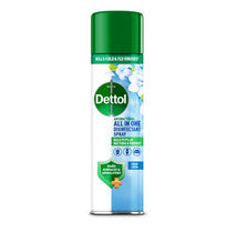 Dettol spray bottle on a white background