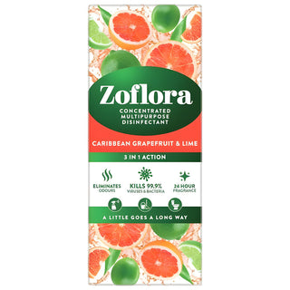 ZOFLORA GRAPEFRUIT LIME DISINFECTANT 500ML